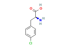 2D structure of 4-Chloro-L-phenylalanine
