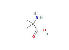 2D structure of 1-Aminocyclopropane-1-carboxylic acid