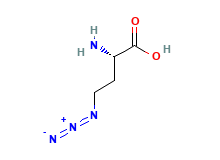 2D structure of L-Azidohomoalanine